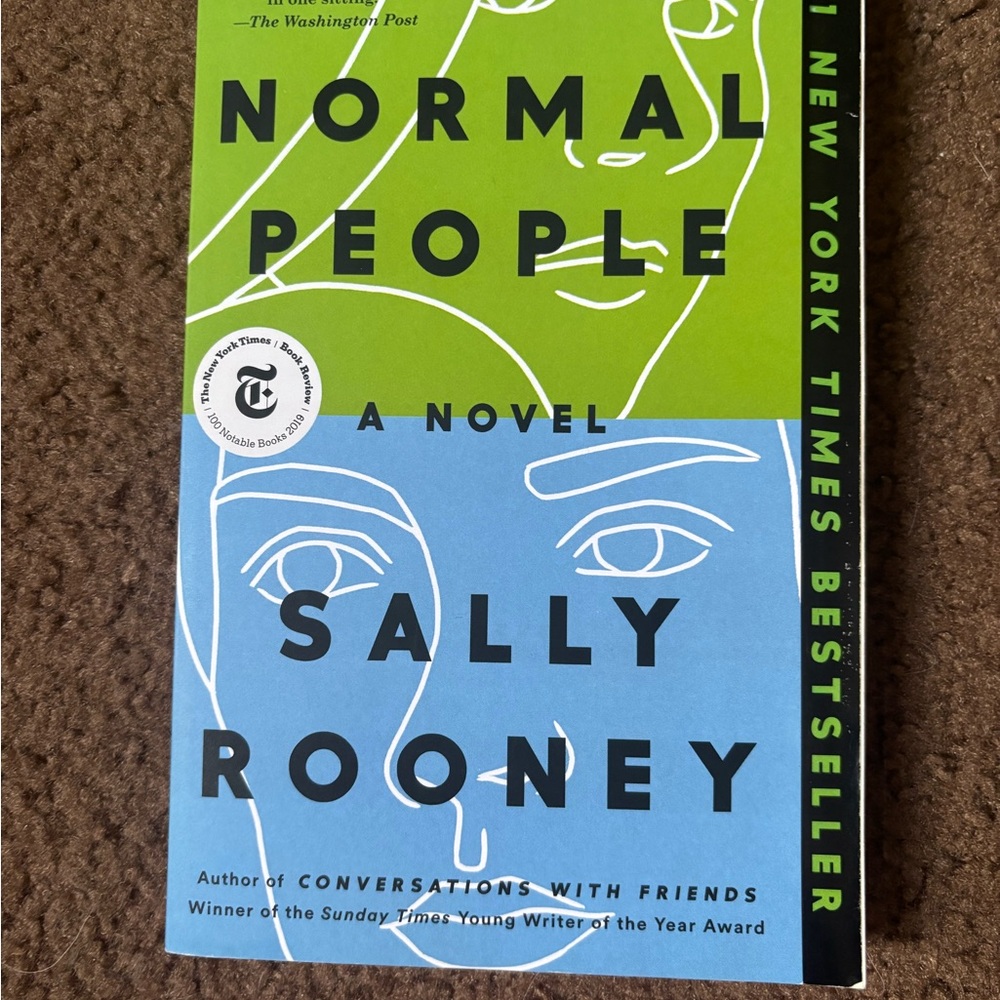 Sally Rooney's 'Normal People' - Vibrant Green and Blue Edition